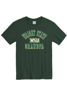 Wright State Raiders Green Grandpa Number One Short Sleeve T Shirt