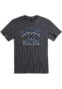 Xavier Musketeers Grey Grandpa Number One Short Sleeve T Shirt