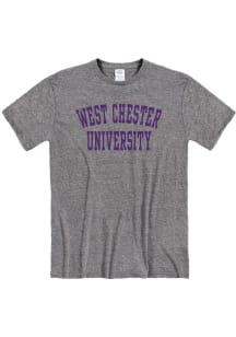 West Chester Golden Rams Charcoal Snow Heather Team Name Short Sleeve T Shirt