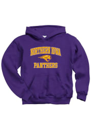 Northern Iowa Panthers Youth Purple No 1 Long Sleeve Hoodie