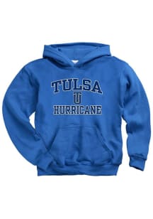 Tulsa Golden Hurricane Youth Blue No 1 Long Sleeve Hoodie