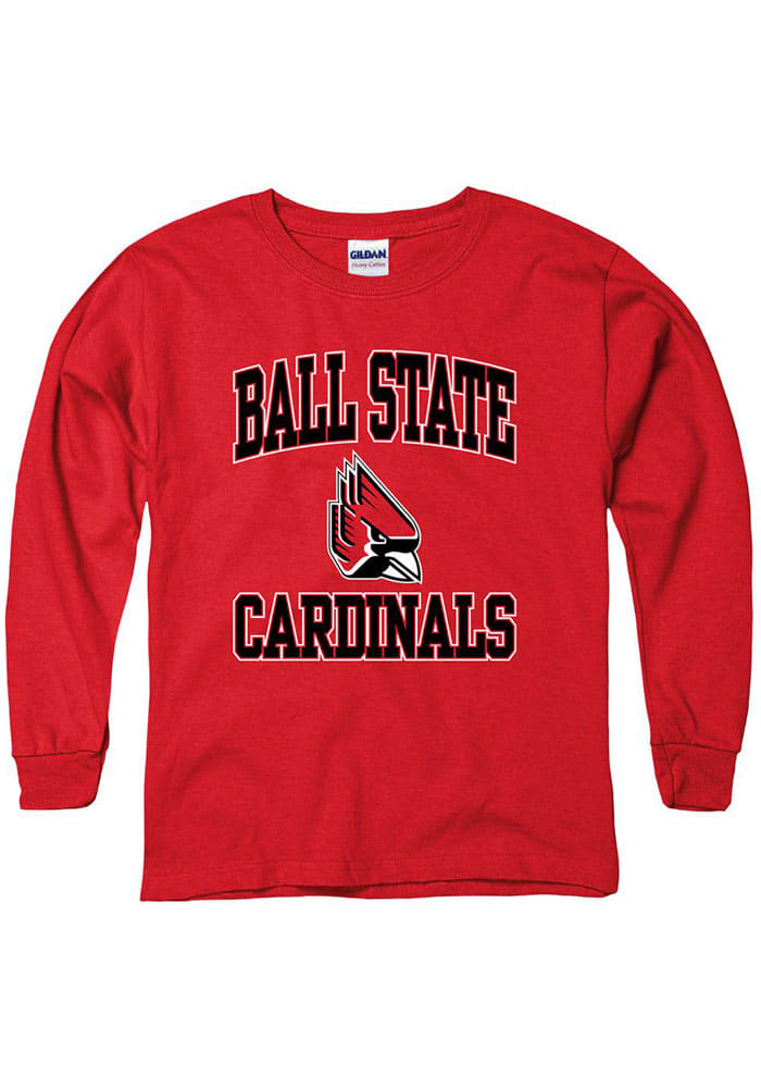  Ball State University Cardinals Unisex T-Shirt, Red, Small :  Sports & Outdoors