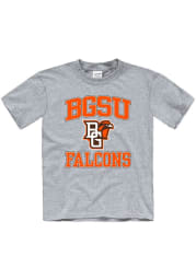 Bowling Green Falcons Youth Grey No 1 Short Sleeve T-Shirt