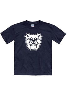 Butler Bulldogs Youth Navy Blue Primary Logo Short Sleeve T-Shirt