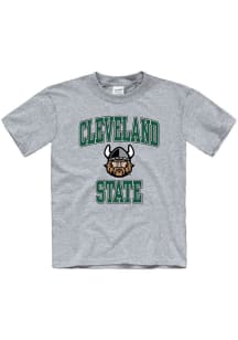 Cleveland State Vikings Youth Grey No 1 Short Sleeve T-Shirt