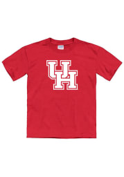 Houston Cougars Youth Red Primary Logo Short Sleeve T-Shirt