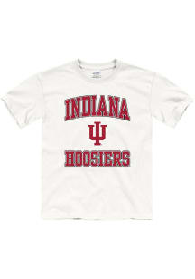 Indiana Hoosiers Youth White No 1 Short Sleeve T-Shirt