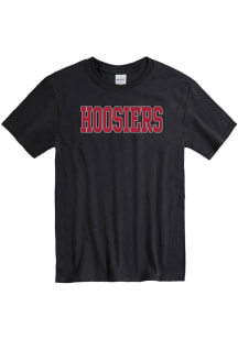 Indiana Hoosiers Black Team Name Short Sleeve T Shirt