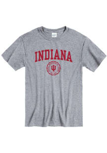 Indiana Hoosiers Seal Short Sleeve T Shirt - Grey