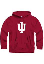 Indiana Hoosiers Mens Crimson Big Logo Long Sleeve Hoodie