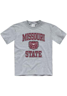 Missouri State Bears Youth Grey No 1 Short Sleeve T-Shirt