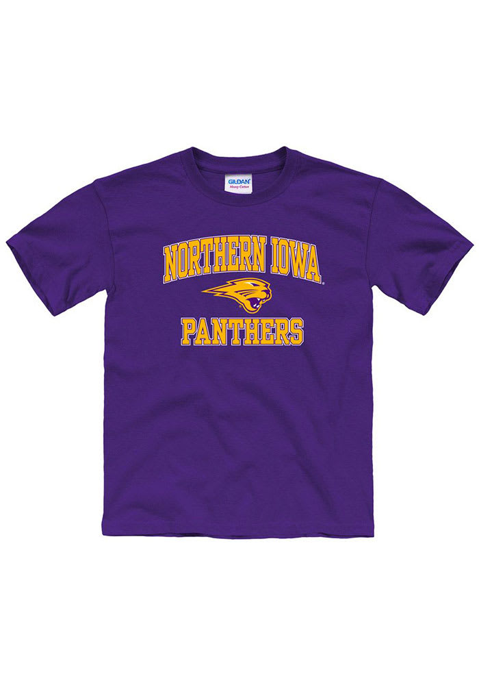 Northern Iowa Panthers Youth Purple No 1 Short Sleeve T-Shirt