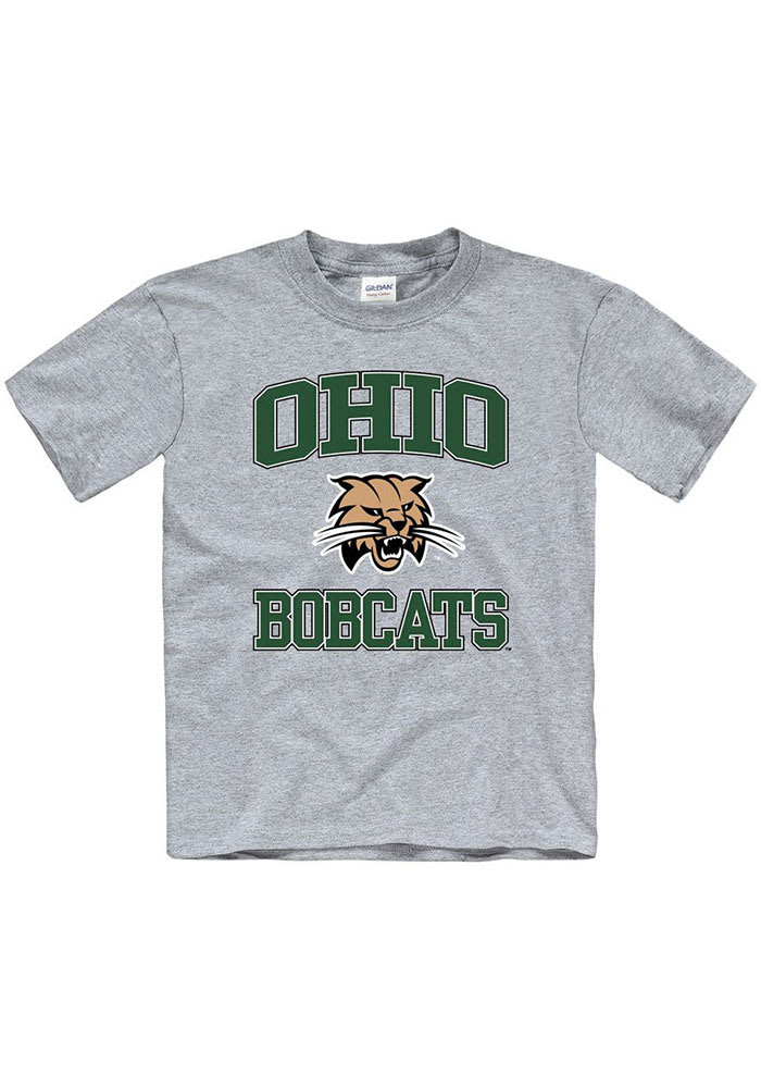 Ohio Bobcats Youth Grey No 1 Short Sleeve T-Shirt