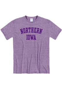 Northern Iowa Panthers Purple Arch Name Short Sleeve Fashion T Shirt
