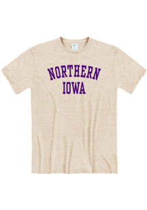 Northern Iowa Panthers Oatmeal Arch Name Short Sleeve Fashion T Shirt