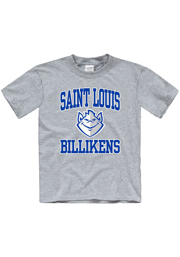 Saint Louis Billikens Youth Grey No 1 Short Sleeve T-Shirt