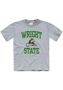Wright State Raiders Youth Grey No 1 Short Sleeve T-Shirt
