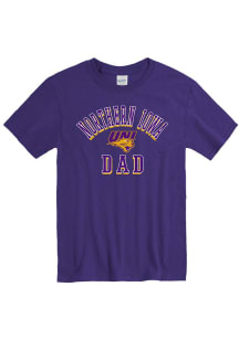 Northern Iowa Panthers Purple Dad Short Sleeve T Shirt