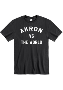 Rally Akron VS the World Short Sleeve Fashion T Shirt - Black