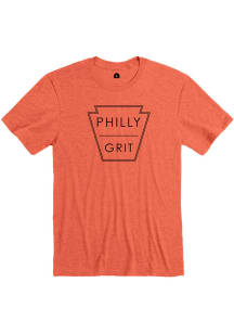 Philadelphia Orange Keystone Grit Short Sleeve Fashion T Shirt