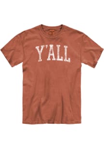 Yall Burnt Orange Comfort Colors Short Sleeve Fashion T Shirt