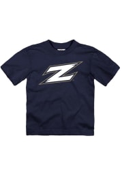 Akron Zips Toddler Navy Blue Primary Logo Short Sleeve T-Shirt