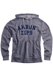 Akron Zips Mens Grey Arch Name Fashion Hood