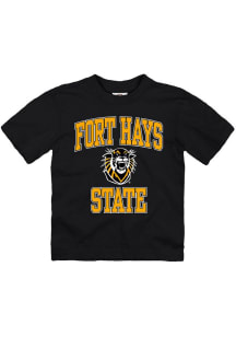 Fort Hays State Tigers Toddler Black No 1 Short Sleeve T-Shirt