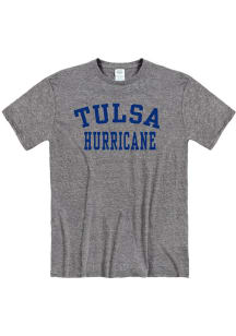 Tulsa Golden Hurricane Grey Arch Name Short Sleeve Fashion T Shirt