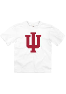 Indiana Hoosiers Toddler White Primary Logo Short Sleeve T-Shirt