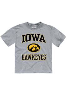 Iowa Hawkeyes Toddler Grey No 1 Short Sleeve T-Shirt