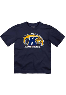 Kent State Golden Flashes Toddler Navy Blue Primary Logo Short Sleeve T-Shirt