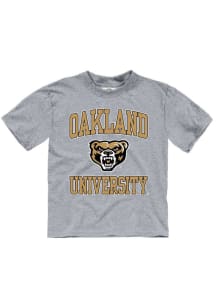 Oakland University Golden Grizzlies Toddler Grey No 1 Short Sleeve T-Shirt