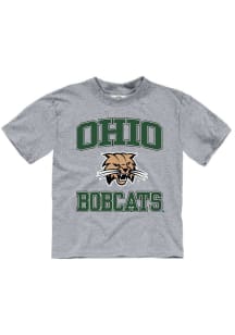 Ohio Bobcats Toddler Grey No 1 Short Sleeve T-Shirt