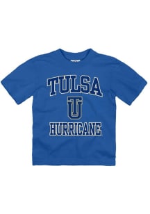 Toddler Blue Tulsa Golden Hurricane No 1 Short Sleeve T-Shirt