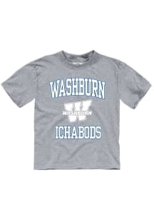 Washburn Ichabods Toddler Grey No 1 Short Sleeve T-Shirt