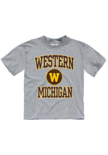Western Michigan Broncos Toddler Grey No 1 Short Sleeve T-Shirt