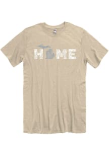 Michigan White Home Short Sleeve Fashion T Shirt