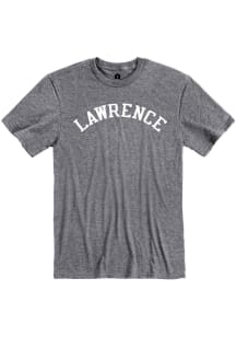 Rally Lawrence Grey Arch Wordmark Short Sleeve Fashion T Shirt