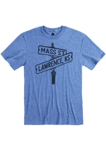 Rally Lawrence Blue Mass St Short Sleeve Fashion T Shirt