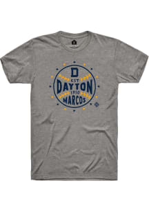 Rally Dayton Marcos Grey Star Ball Short Sleeve Fashion T Shirt