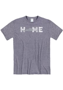 Kentucky Denim Snow Heather Wood Grain Home Short Sleeve T-Shirt