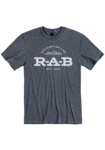 Rock-A-Belly Deli Navy Blue RAB Logo Short Sleeve Fashion T Shirt