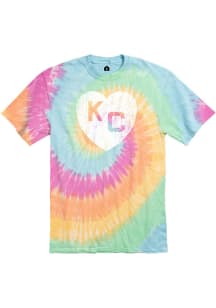 Rally Kansas City Monarchs  Heart Short Sleeve Fashion T Shirt