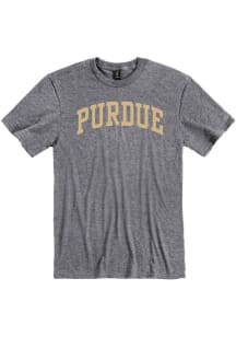 Purdue Boilermakers Arched Short Sleeve T Shirt - Graphite