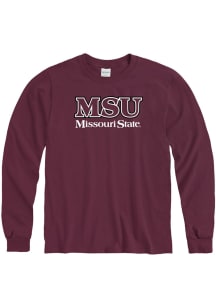Missouri State Bears Maroon Alternate Long Sleeve T Shirt