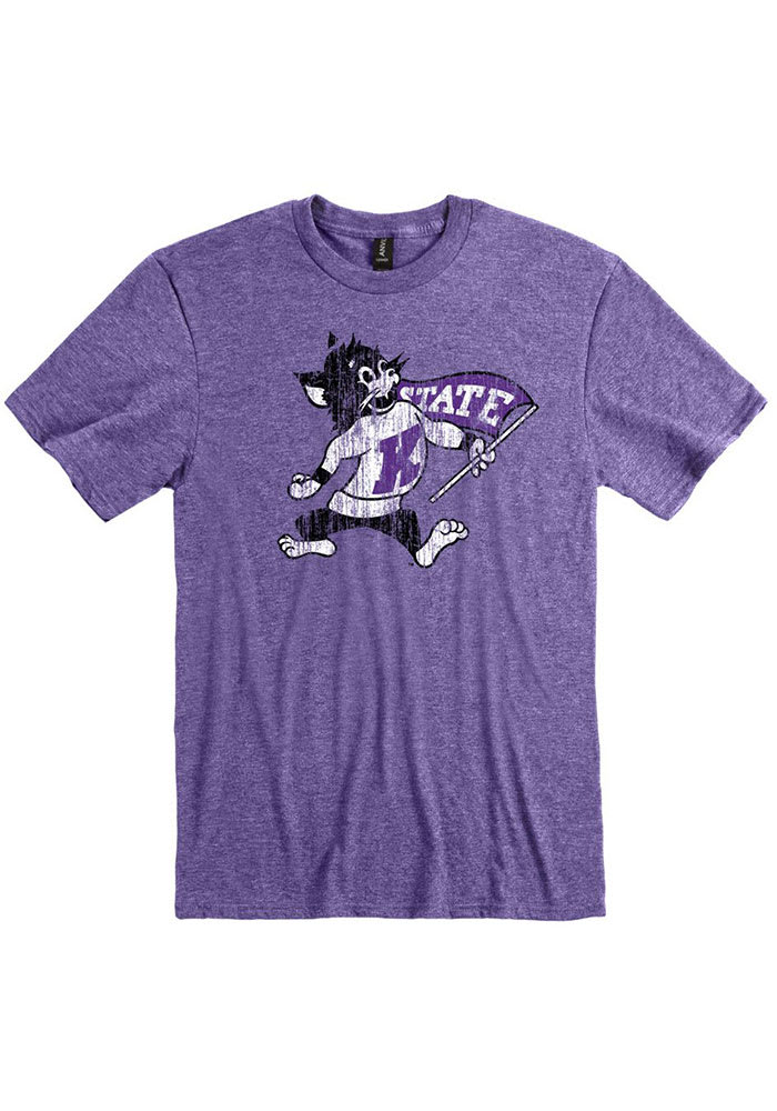 K-State Wildcats Purple Short Sleeve T Shirt