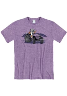 K-State Wildcats Lavender Tractor Short Sleeve Fashion T Shirt
