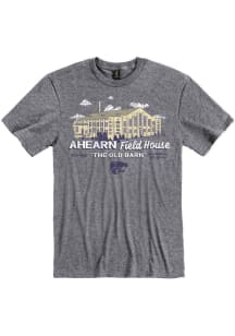 K-State Wildcats Grey Ahearn Fieldhouse Short Sleeve Fashion T Shirt