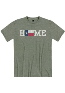 Texas Olive Home Flag Short Sleeve Fashion T Shirt